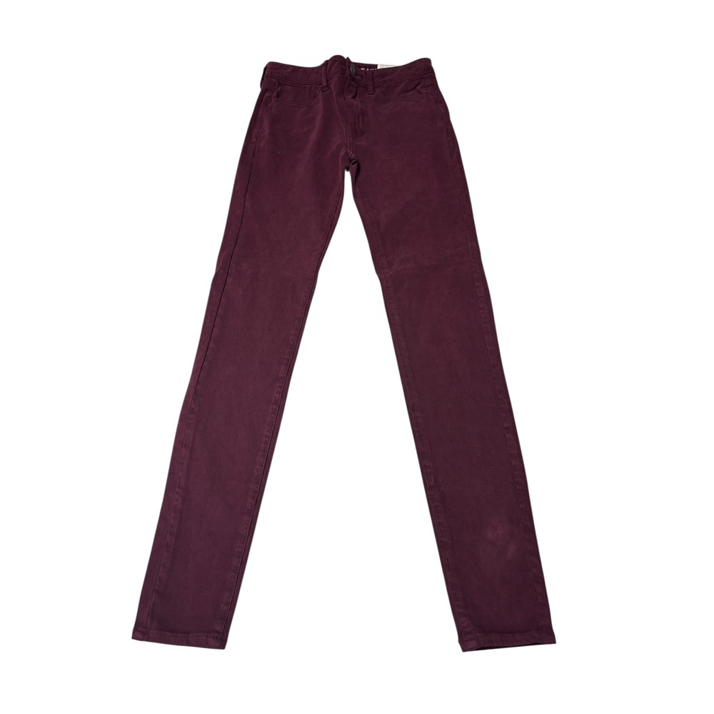 NWT American Eagle Hi-Rise‎ Jegging Super Stretch Burgundy Maroon 00 W24 L29